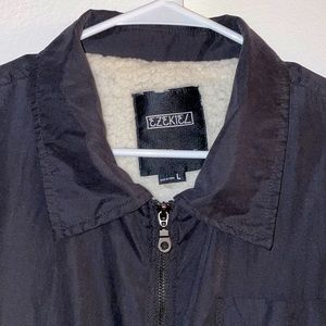 Size L Ezekiel Sherpa Lined Zip-up Jacket